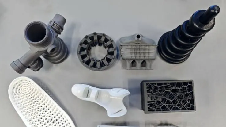 Collection of functional 3D printed application samples